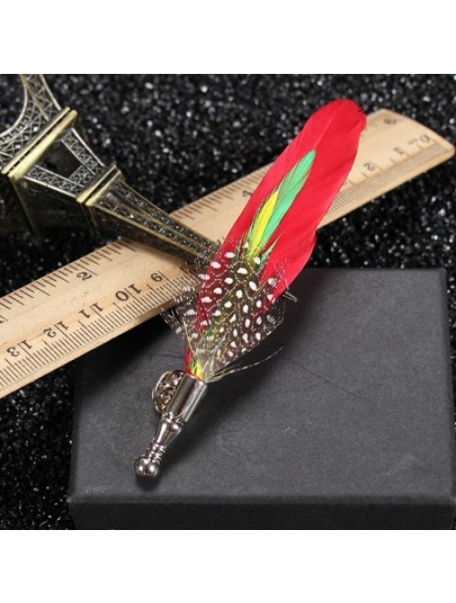 Colored Feather, Red