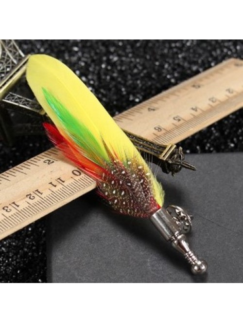 Colored Feather, Yellow