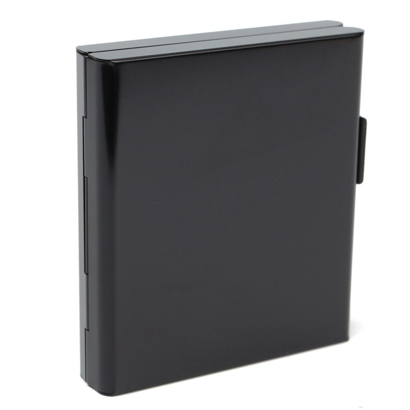 Black Aluminum Cigratte Case Holder 