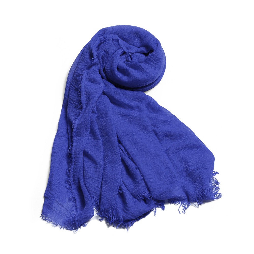 Solid Color Casual Scarves, Blue