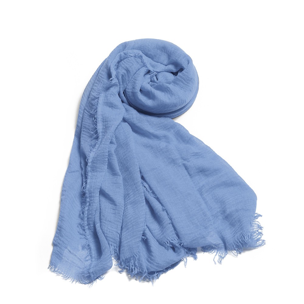 Solid Color Casual Scarves, Sky Blue