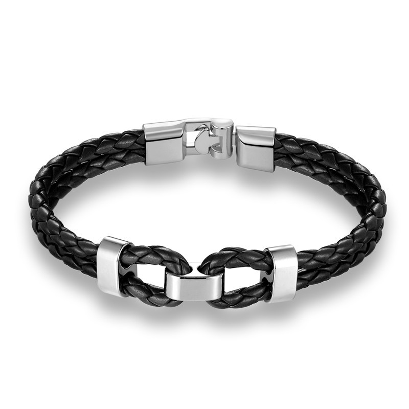 Black Anchor Knots WristBand