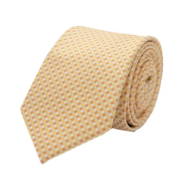 Foulard, Yellow/Brown Including Pocket Square